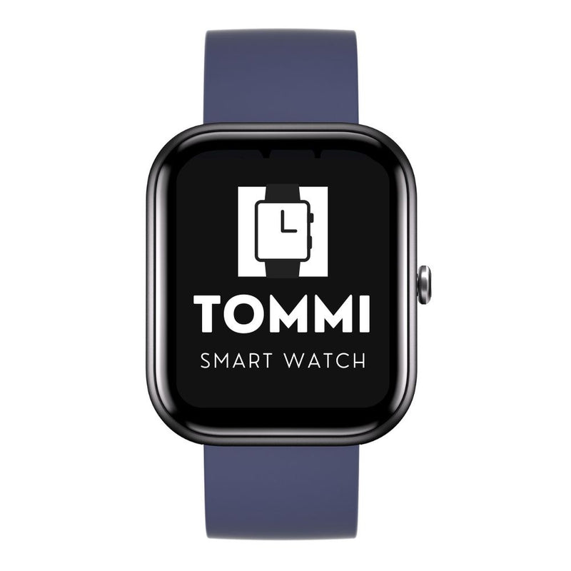 TOMMI smart watch black / blue